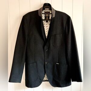Scotch & Soda Blazer Sports Coat elbow pads size XXL Black